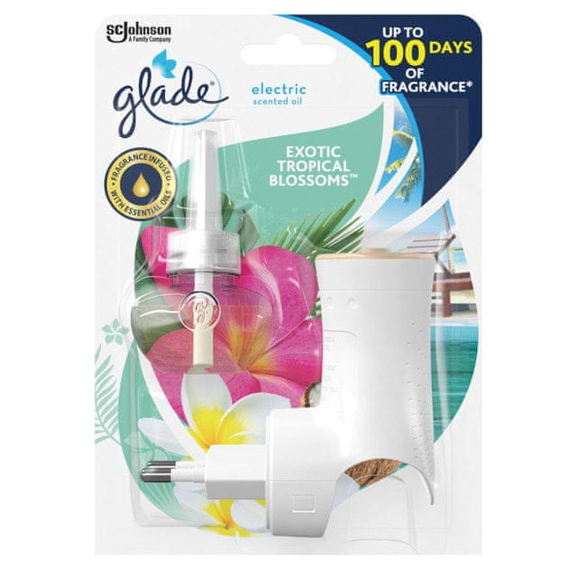 Glade Electric Exotic Tropical Blossoms (strojček + náplň 20 ml)